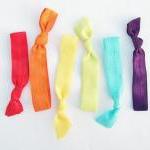 6 Hair Ties, Basic Rainbow by Lucky..