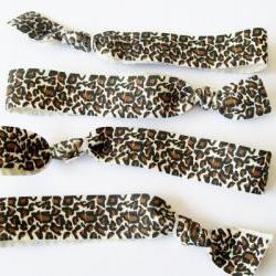 25 Hair Ties, Classic Cheetah by Lucky Girl